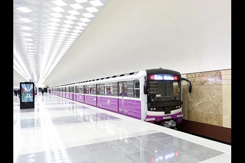 Baku metro Line 3 is designated the Violet Line.